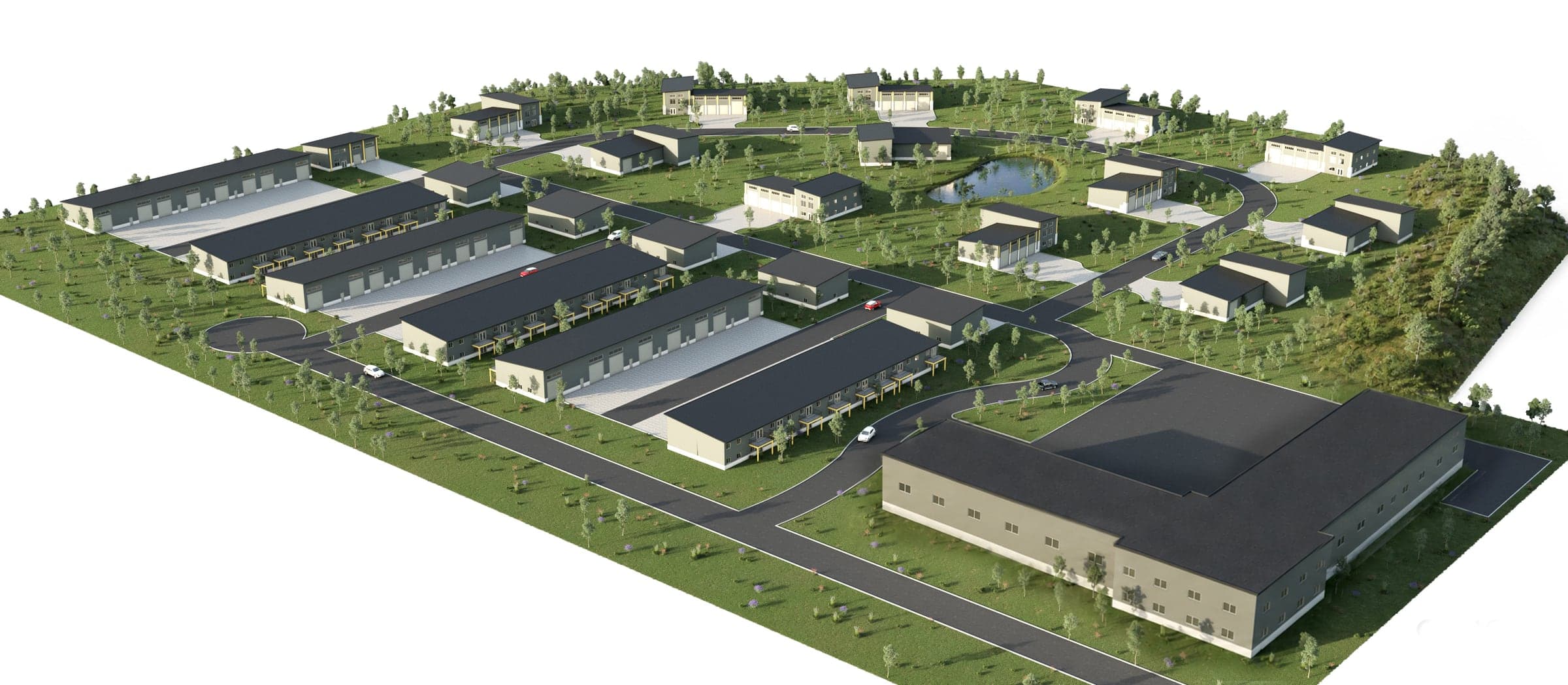 APEX 1 masterplan — concept rendering